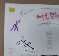 (LP Record) RAMONES Rock'N' Roll High School OST / VG+/VG+ / SIGNED