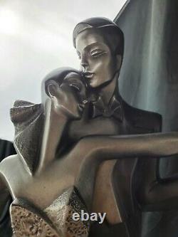 Large Austin Productions Art Deco High Fashion Romance High Society Sculpture