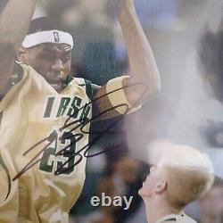 LeBron James Rookie Hand Signed 10x8 Photo Autographed High School VSA COA
