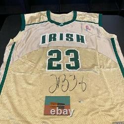 LeBron James Rookie Signed St. Vincent St. Mary High School Jersey UDA COA