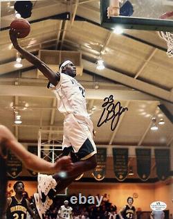 LeBron James Signed Autographed 10x8 St. Vincent-St. Mary High School VSA COA
