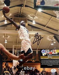 LeBron James Signed Autographed 10x8 St. Vincent-St. Mary High School VSA COA