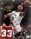 LeBron James St. Vincent-St. Mary High School Signed Autographed 10x8 with COA