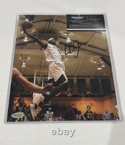 LeBron James St. Vincent-St. Mary High School Signed Autographed 10x8 with COA