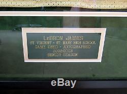 LeBron James Very Rare 2002-2003 Game-Used Signed High School Jersey with Certs