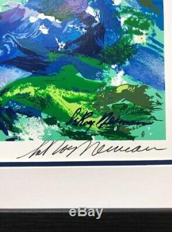 LeRoy Neiman High Seas Sailing Framed Hand Signed Serigraph Nautical Seascape