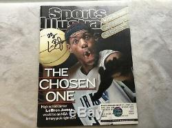 Lebron James Auto Signed (2002) Sports Illustrated High School Lakers (#235155)