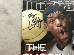 Lebron James Auto Signed (2002) Sports Illustrated High School Lakers (#235155)