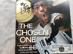 Lebron James Auto Signed (2002) Sports Illustrated High School Lakers (#235155)