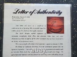 Lebron James High School Signed Baseketball Psa Dna Lakers Cleveland Autographed