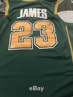 Lebron James Los Angeles Lakers, Signed High School Jersey