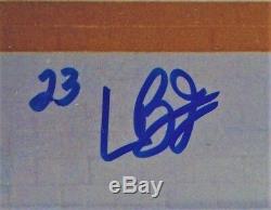 Lebron James Signed 8x10 Photo High School Basketball PSA/DNA Authentic Auto COA
