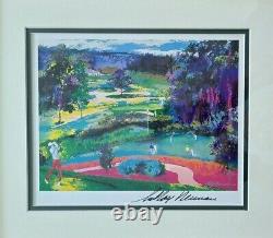 Leroy Neiman + Hand Signed + Golf + High Quality Print + Framed