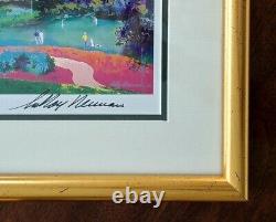 Leroy Neiman + Hand Signed + Golf + High Quality Print + Framed