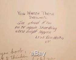 Leslie Van Houten High School yearbook 1965 Signed with Cryptic Inscription NM