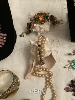 Lot Of Mid Century Designer Signed And High End Costume Jewelry