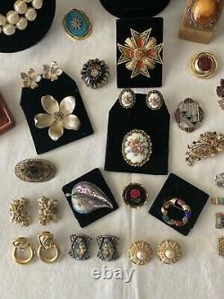 Lot Of Vintage Designer Signed High End Jewelry 5 Sets