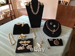 Lot of Fabulous High End Signed Vintage Jewelry- Haskell, Eisenberg, Vogue etc