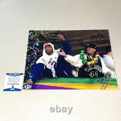 METHOD MAN & REDMAN signed autographed 11X14 HOW HIGH WU-TANG BECKETT AA23049
