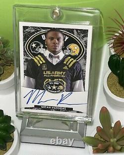 MICAH PARSONS Dallas Cowboys / Penn State 2018 Leaf Army Cert. AUTO Last One FS