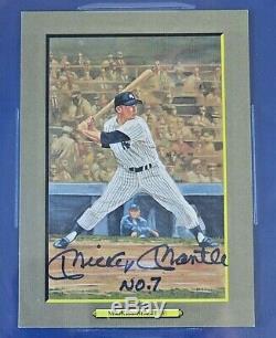 MICKEY MANTLE SIGNED PEREZ STEEL Great Moments BECKETT AUTHENTIC HIGH GRADE