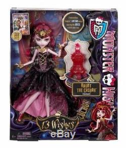 MONSTER HIGH 13 WISHES FIVE DOLLS, CASBAH SIGNED PRINT ART & TWO PLAYSETS WithDOLLS