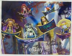 MONSTER HIGH 13 WISHES FIVE DOLLS, CASBAH SIGNED PRINT ART & TWO PLAYSETS WithDOLLS