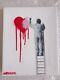 Martin Whatson HIGH UP 2011 Stencil Spray Paint Mini Canvas Art with COA Sticker