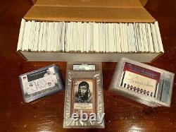 Massive (233) Ultra High End Auto Game Used Sports Card Lot NFL NBA MLB NHL 1/1