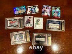 Massive (233) Ultra High End Auto Game Used Sports Card Lot NFL NBA MLB NHL 1/1