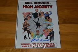 Mel Brooks Autographed High Anxiety 11x14 Photo with JSA Hologram