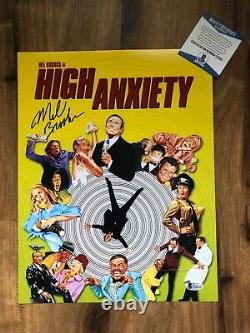 Mel Brooks High Anxiety Autographed Signed 11x14 Poster Photo Beckett BAS