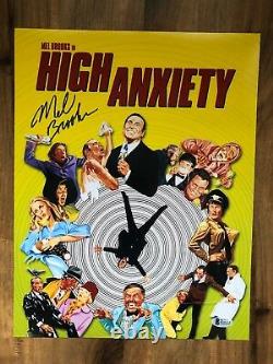 Mel Brooks High Anxiety Autographed Signed 11x14 Poster Photo Beckett BAS