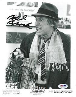 Mel Brooks Signed High Anxiety Authentic Autographed 8x10 Photo PSA/DNA #U61740