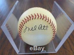 Mel Ott Reach Signed Ball! Incredible Autograph Baseball! High Grade Auto! Jsa
