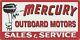Mercury Outboard Motors Marine Vintage Old Sign Remake Aluminum Size Options