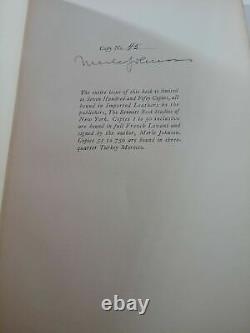 Merle Johnson AMERICAN LITERATURE HIGH SPOTS Signed 1/750 Copies In LEATHER