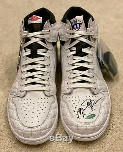 Michael Jordan Signed Air Jordan 1 Retro High OG Autographed Basketball Shoes UD