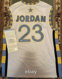 Michael Jordan Signed Autograph Auto Laney High School Jersey UDA Upper Deck COA