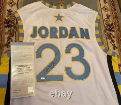 Michael Jordan Signed Autograph Auto Laney High School Jersey UDA Upper Deck COA