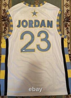 Michael Jordan Signed Autograph Auto Laney High School Jersey UDA Upper Deck COA