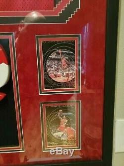 Michael Jordan Uda Upper Deck Authenticated High End Framed Signed Auto Jersey