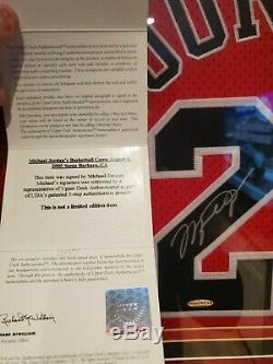 Michael Jordan Uda Upper Deck Authenticated High End Framed Signed Auto Jersey