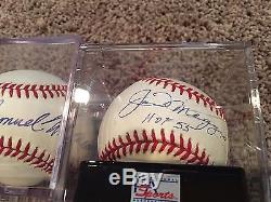 Mickey Mantle Joe Dimaggio Ted Williams Koufax High Grade Signed Baseball PSA