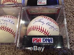 Mickey Mantle Joe Dimaggio Ted Williams Koufax High Grade Signed Baseball PSA