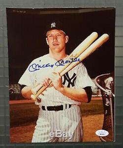 Mickey Mantle Signed 8x10 Photo Autographed HIGH GRADE AUTO JSA LOA Yankees HOF