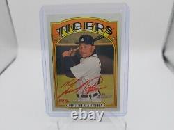 Miguel Cabrera 2021 Topps Heritage High Number Real One Red Auto 19/72