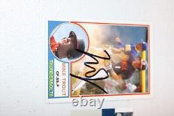 Mike Trout Millville High School Thunderbolts AUTOGRAPHED WITH COA