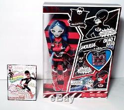 Monster High SDCC Dead Fast Ghoulia Yelps Doll Exclusive Comic Con Signed NEW