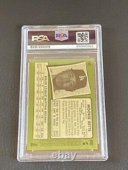 Mookie Betts Signed 2020 Topps Heritage High Autographed Auto Card PSA COA